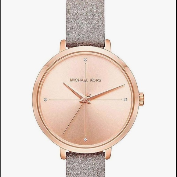 NWT• Michael Kors • Leather Watch • - Picture 1 of 4